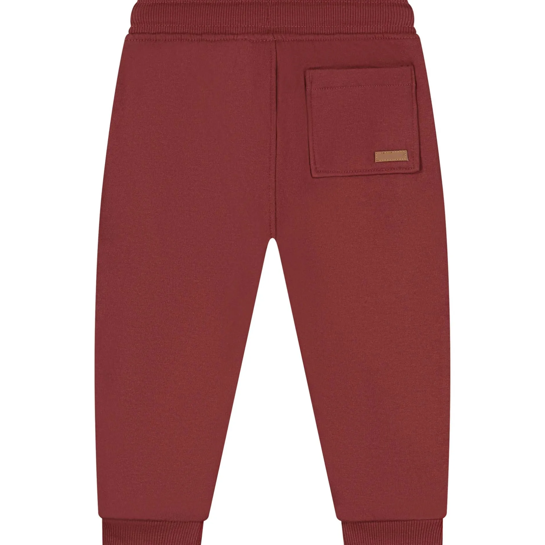Broeken & Tuinbroeken|Broeken*Prénatal baby broek effen rood Dark Brown Red