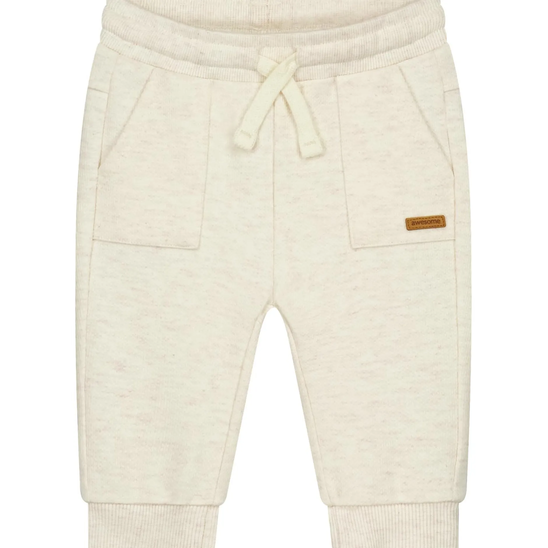 Broeken & Tuinbroeken|Broeken*Prénatal baby broek effen beige Soft Brown Melange