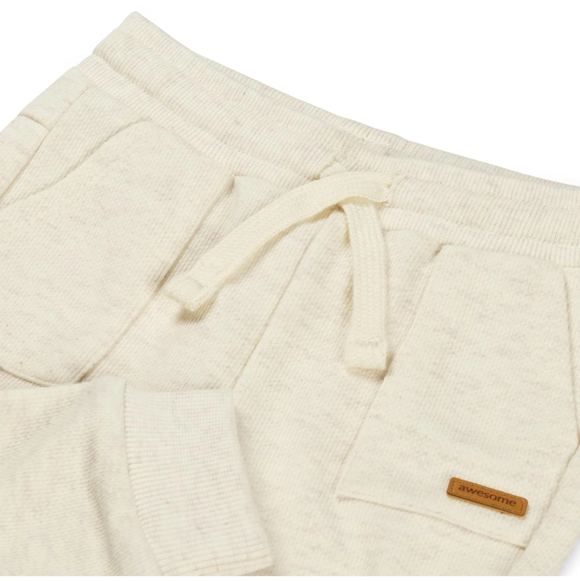 Broeken & Tuinbroeken|Broeken*Prénatal baby broek effen beige Soft Brown Melange
