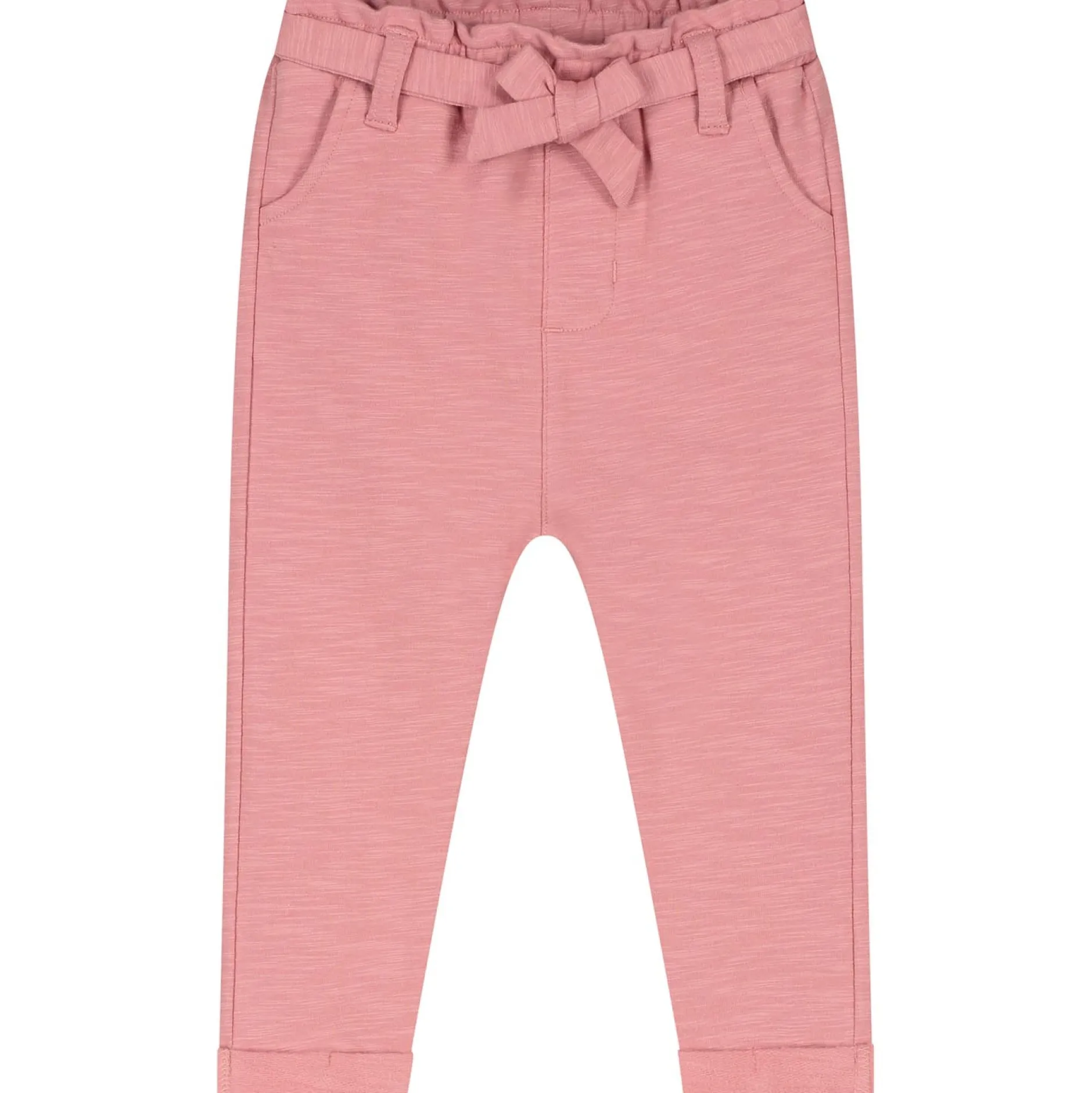 Broeken & Leggings|Broeken*Prénatal baby broek effen roze Rosered