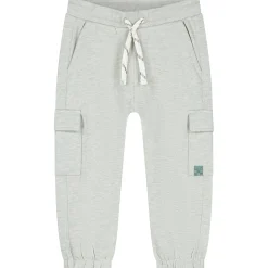 Broeken & Tuinbroeken|Broeken*Prénatal baby broek  effen grijs Dark Brown Melange