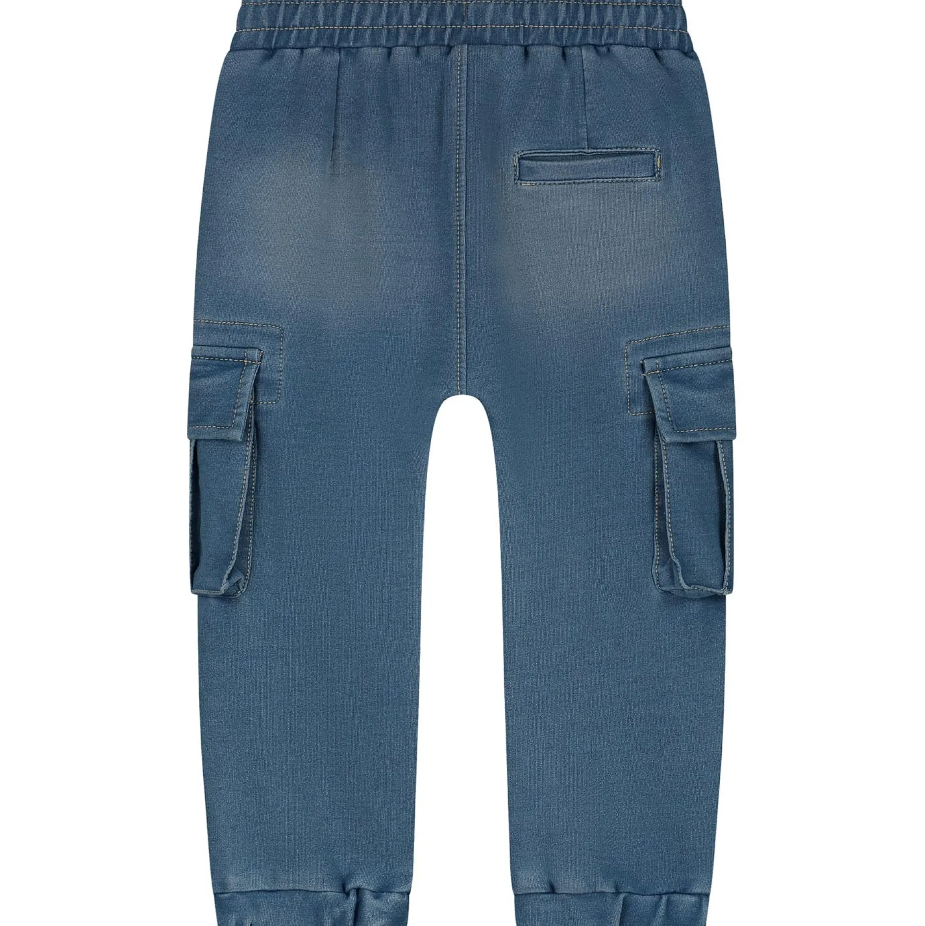 Broeken & Tuinbroeken|Jeans*Prénatal baby broek effen blauw Light Blue Denim