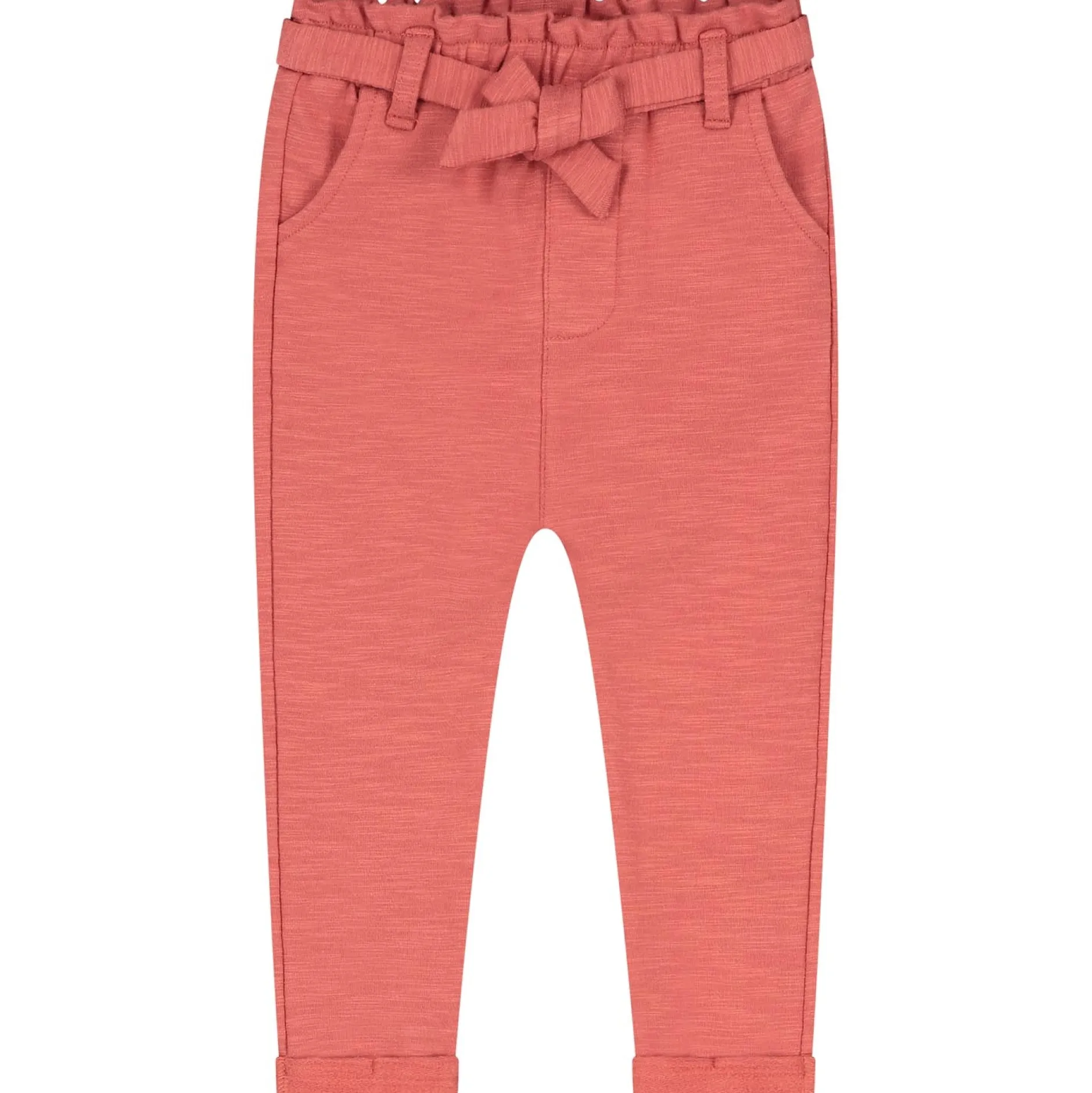 Broeken & Leggings|Broeken*Prénatal baby broek effen oranje Orange Brown