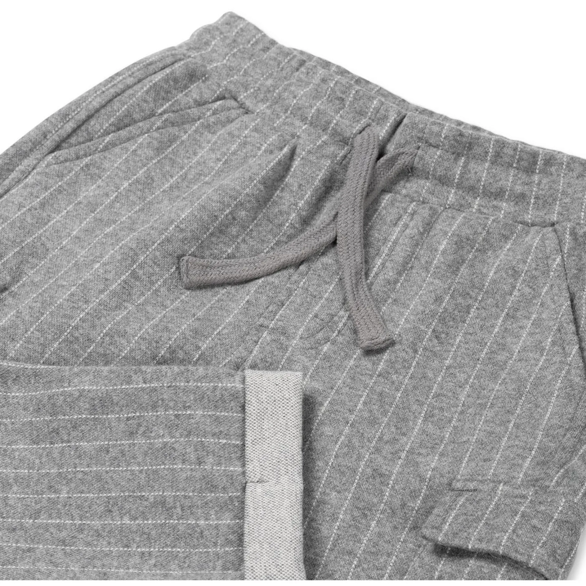 Broeken & Tuinbroeken|Broeken*Prénatal baby broek strepen grijs Dark Stone Melange