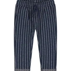 Broeken & Tuinbroeken|Broeken*Prénatal baby broek strepen blauw Dark Grey Blue Melan