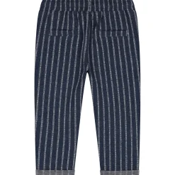 Broeken & Tuinbroeken|Broeken*Prénatal baby broek  strepen blauw Dark Grey Blue Melan