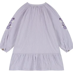 Jurken & Rokken|Jurken & Rokken*Prénatal baby jurk lange mouwen bloemen paars Light Purple
