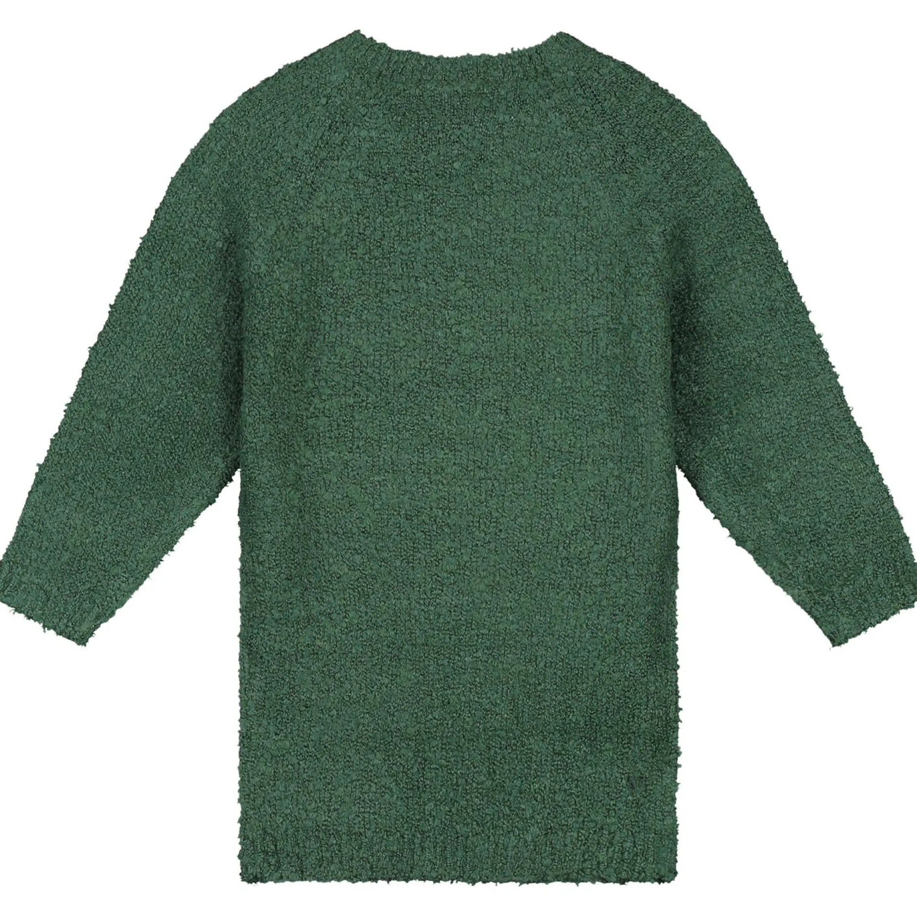 Jurken & Rokken|Jurken & Rokken*Prénatal baby jurk lange mouwen effen groen Dark Bottle Green