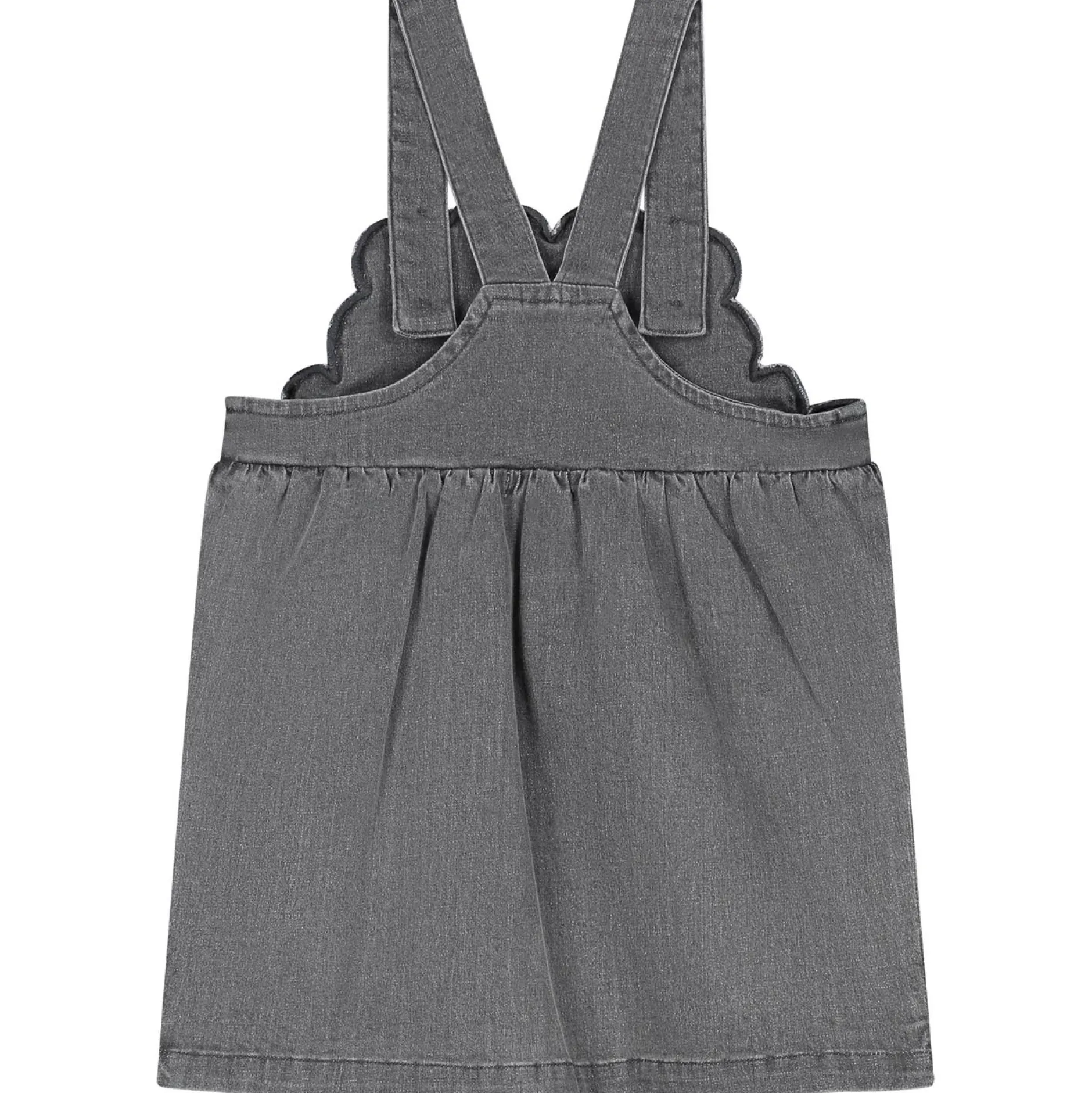 Jurken & Rokken|Jurken & Rokken*Prénatal baby jurk mouwloos effen grijs Mid Grey Denim