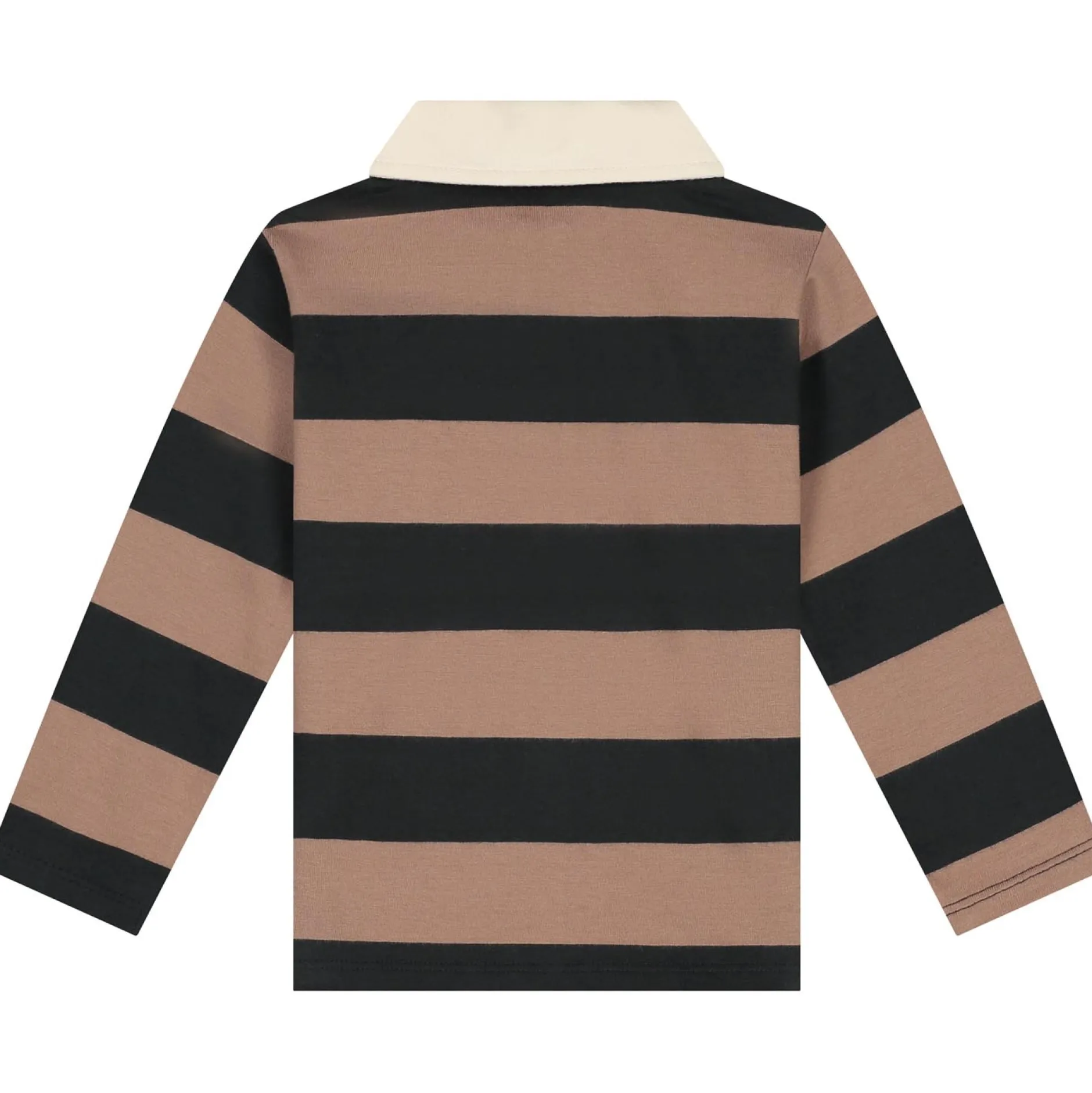 Shirts & Blouses|Shirts & Blouses*Prénatal baby polo lange mouwen strepen multi Light Mud Brown
