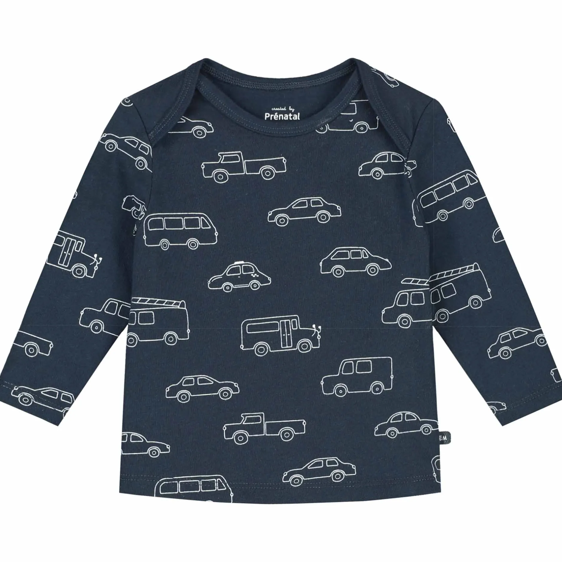 Pyjama's|Pyjama's*Prénatal baby pyjama auto's blauw Dark Bluegrey