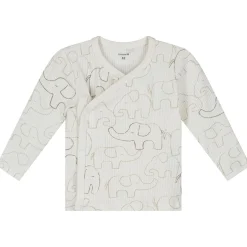Boxen|Pyjama's*Prénatal baby pyjama otis rib wit Ivory White
