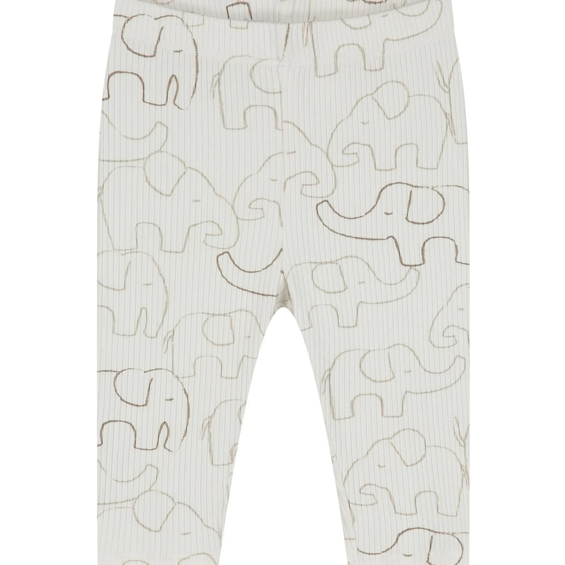 Boxen|Pyjama's*Prénatal baby pyjama otis rib wit Ivory White