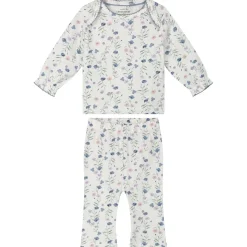 Pyjama's|Pyjama's*Prénatal baby pyjama poppy bloem wit Ivoor Wit