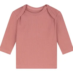 Pyjama's|Pyjama's*Prénatal baby pyjama rib roze Dark Pink