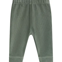 Pyjama's|Pyjama's*Prénatal baby pyjama rib velour groen Dark Greenshade