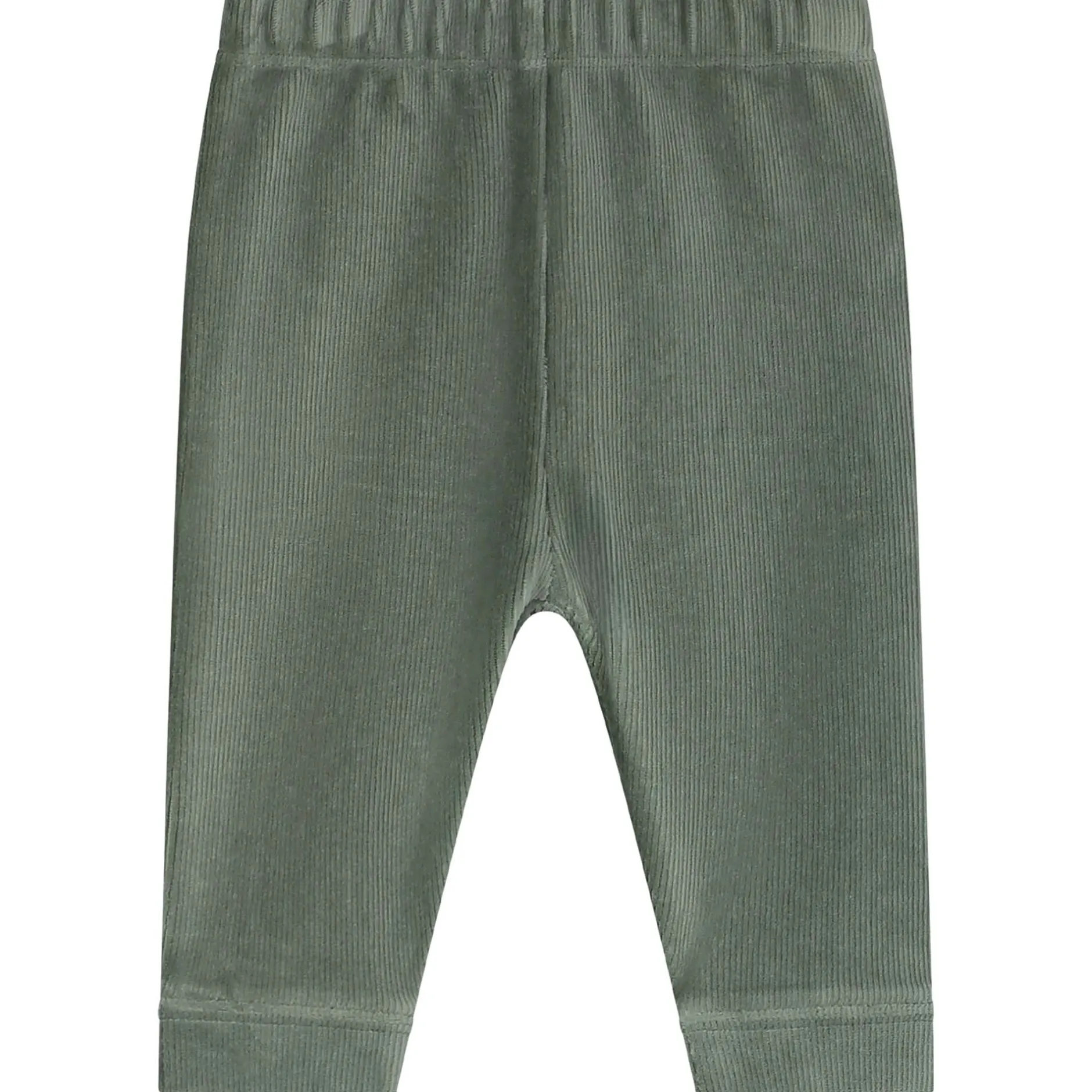 Pyjama's|Pyjama's*Prénatal baby pyjama rib velour groen Dark Greenshade