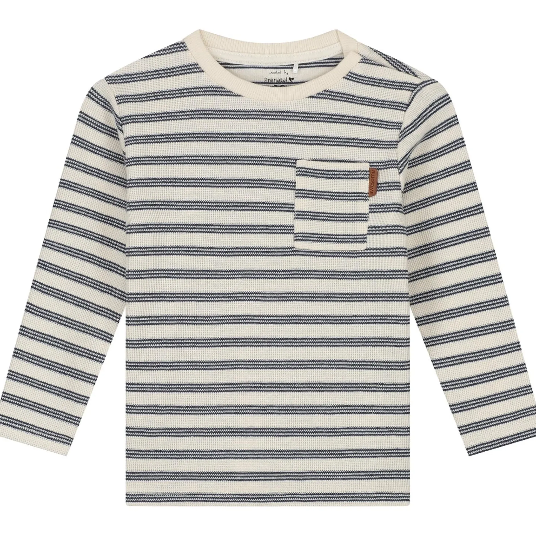 Shirts & Blouses|Shirts & Blouses*Prénatal baby shirt 2 stuks lange mouwen strepen blauw Dark Bluegrey