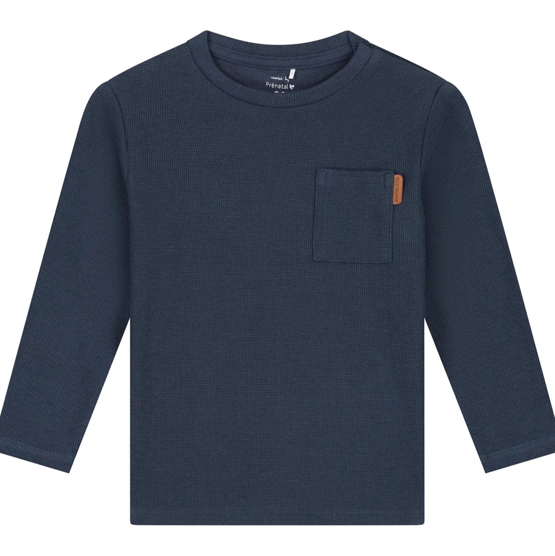 Shirts & Blouses|Shirts & Blouses*Prénatal baby shirt 2 stuks lange mouwen strepen blauw Dark Bluegrey