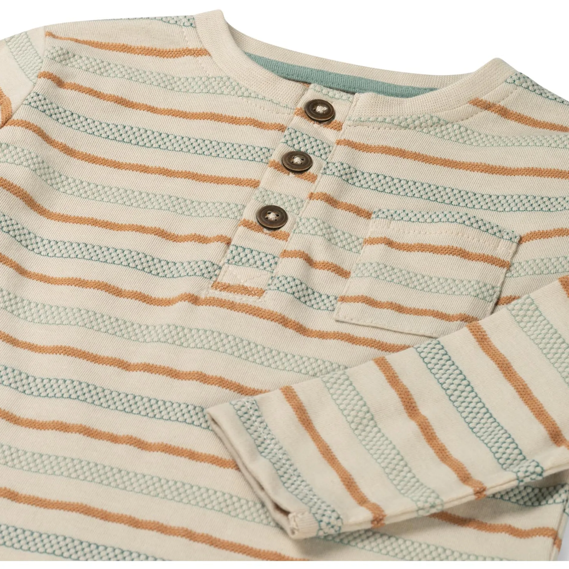 Shirts & Blouses|Shirts & Blouses*Prénatal baby shirt lange mouwen strepen multi Soft Ecru