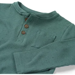 Shirts & Blouses|Shirts & Blouses*Prénatal baby shirt lange mouwen effen groen Dark Green Blue