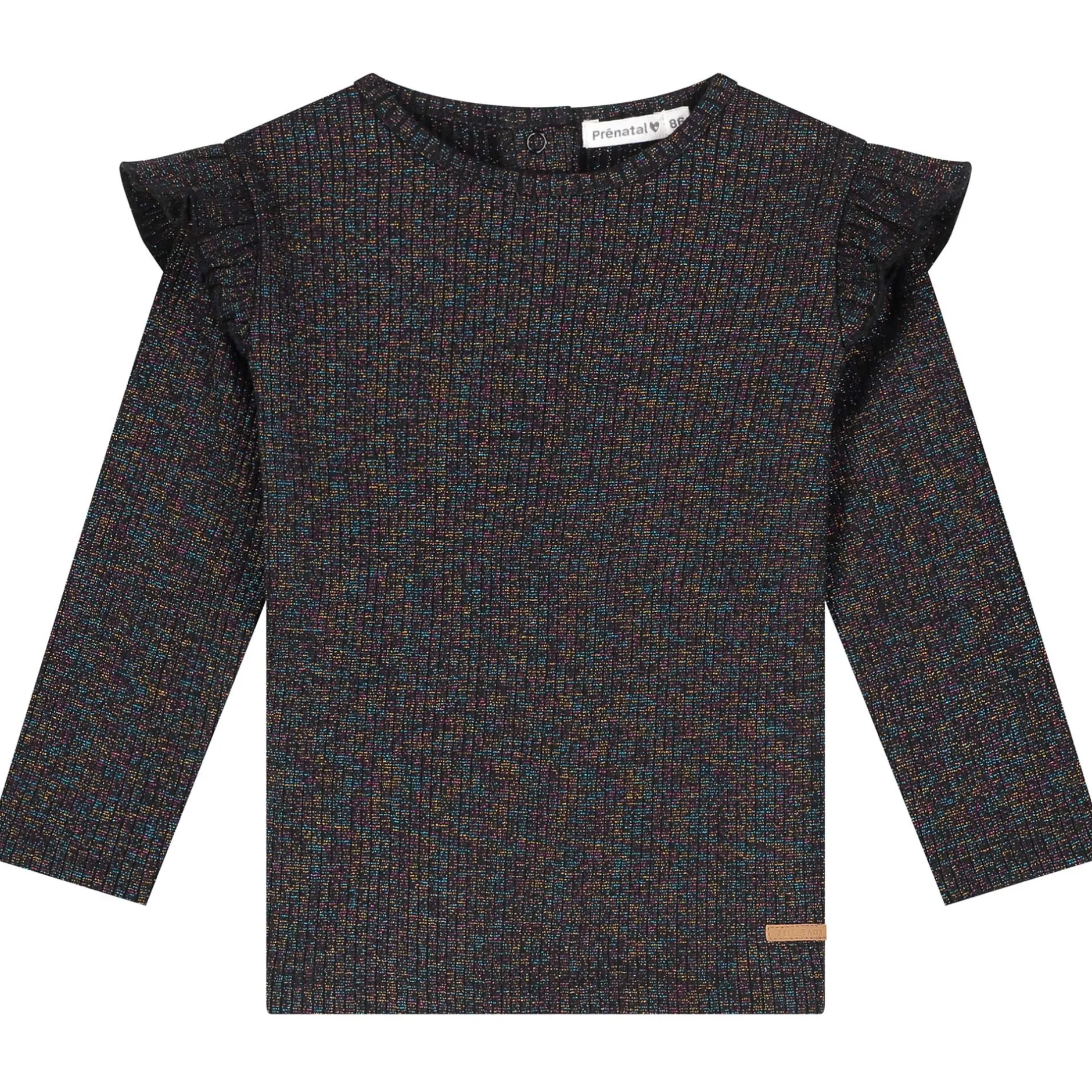 Shirts & Blouses|Shirts & Blouses*Prénatal baby shirt lange mouwen effen zwart Night Black