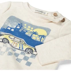 Shirts & Blouses|Shirts & Blouses*Prénatal baby shirt lange mouwen printopdruk beige Soft Brown Melange