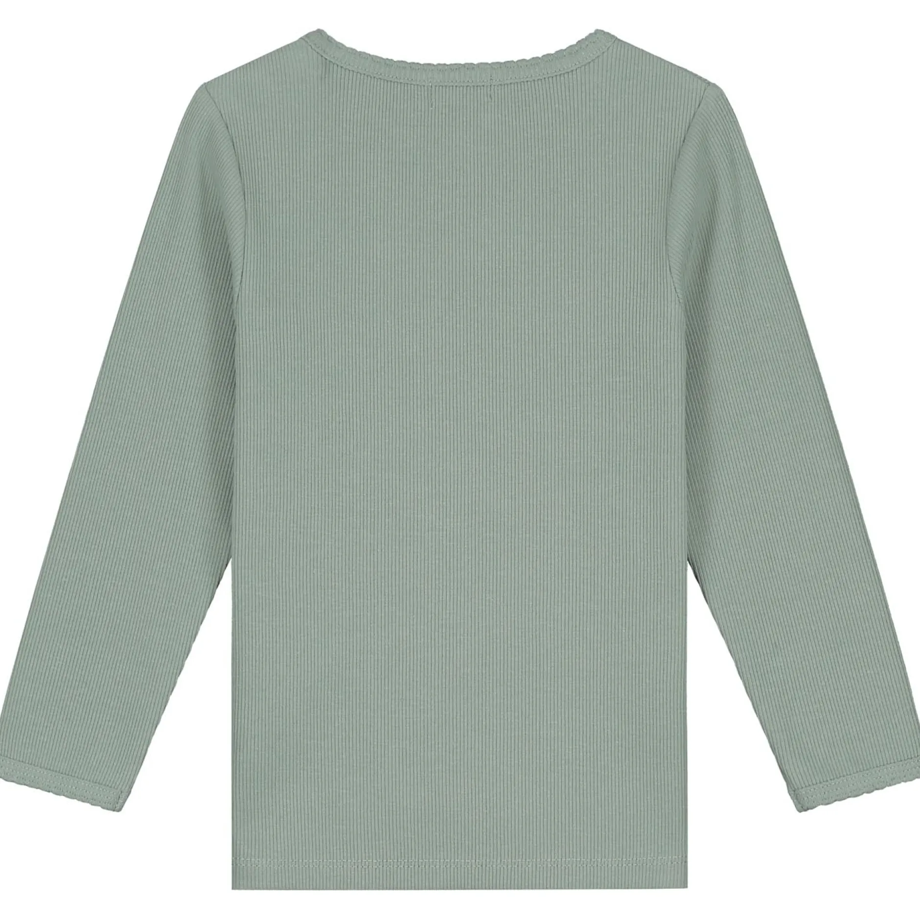 Shirts & Blouses|Shirts & Blouses*Prénatal baby shirt lange mouwen effen groen Dark Mint Green