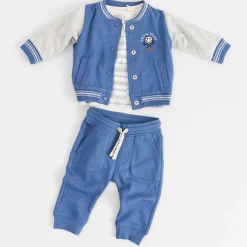Shirts & Blouses|Shirts & Blouses*Prénatal baby shirt lange mouwen strepen grijs Soft Brown Melange