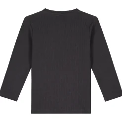 Shirts & Blouses|Shirts & Blouses*Prénatal baby shirt lange mouwen effen antraciet Dark Stone Grey