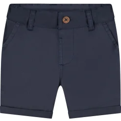 Broeken & Tuinbroeken|Broeken*Prénatal baby short effen blauw Dark Bluegrey