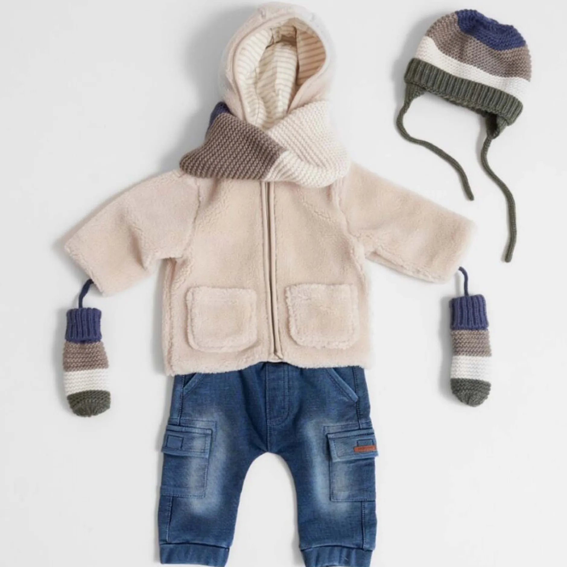 Accessoires|Accessoires*Prénatal baby sjaal groen Smoke Green