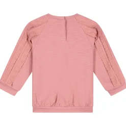 Truien & Vesten|Shirts & Blouses*Prénatal baby sweater lange mouwen effen roze Rosered