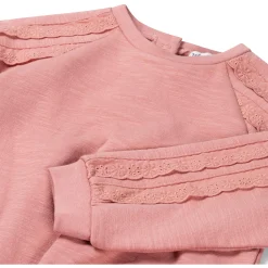Truien & Vesten|Shirts & Blouses*Prénatal baby sweater lange mouwen effen roze Rosered