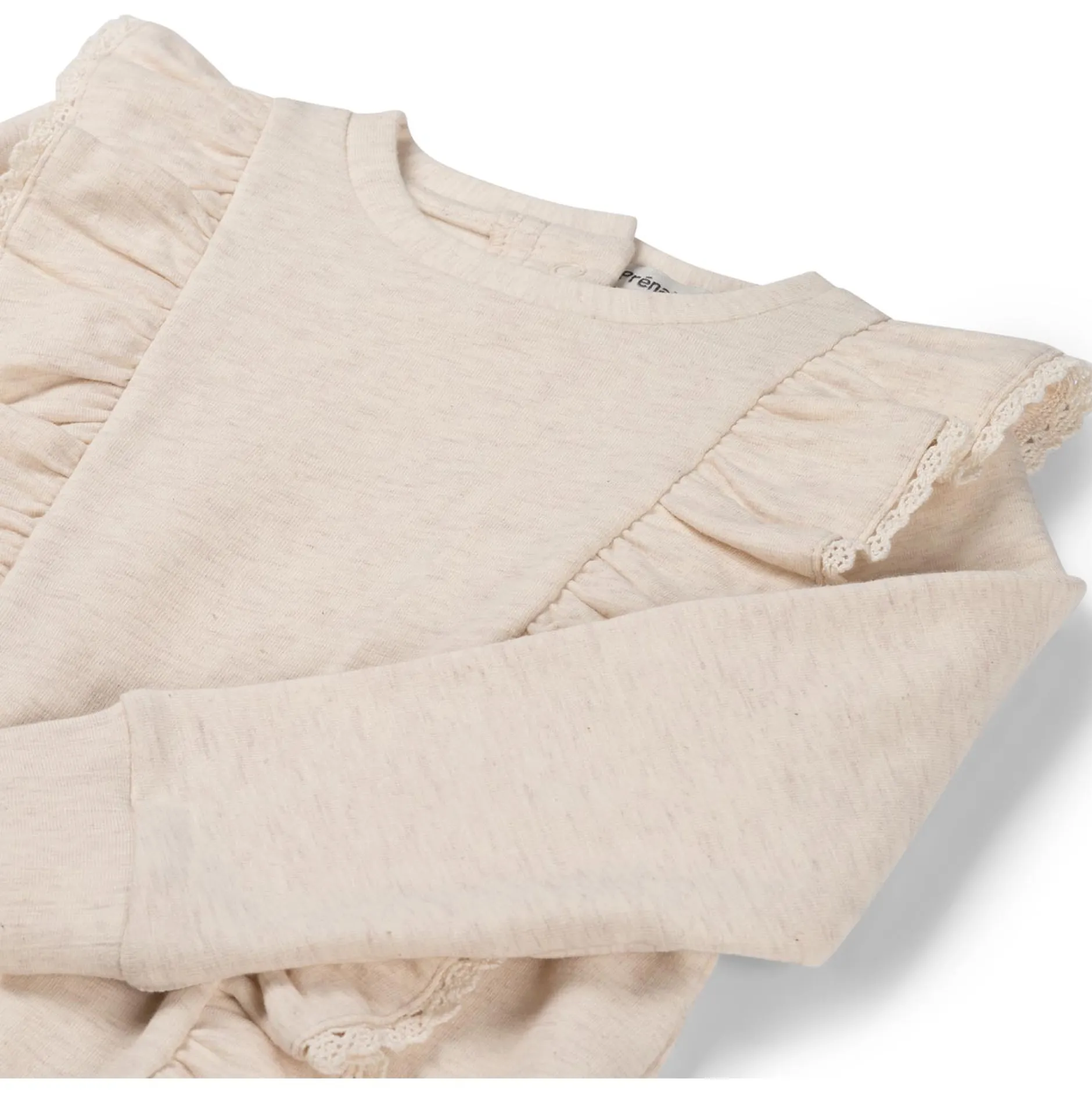 Shirts & Blouses|Truien & Sweaters*Prénatal baby sweater lange mouwen effen beige Light Brown Melange