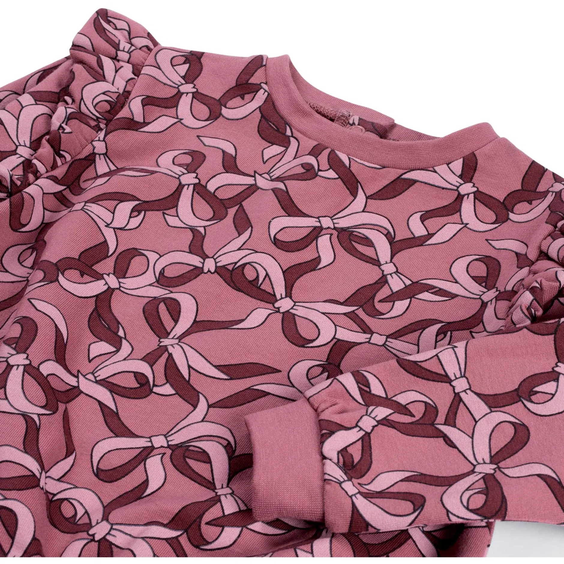 Truien & Vesten|Shirts & Blouses*Prénatal baby sweater lange mouwen all over print roze Light Pinkshade