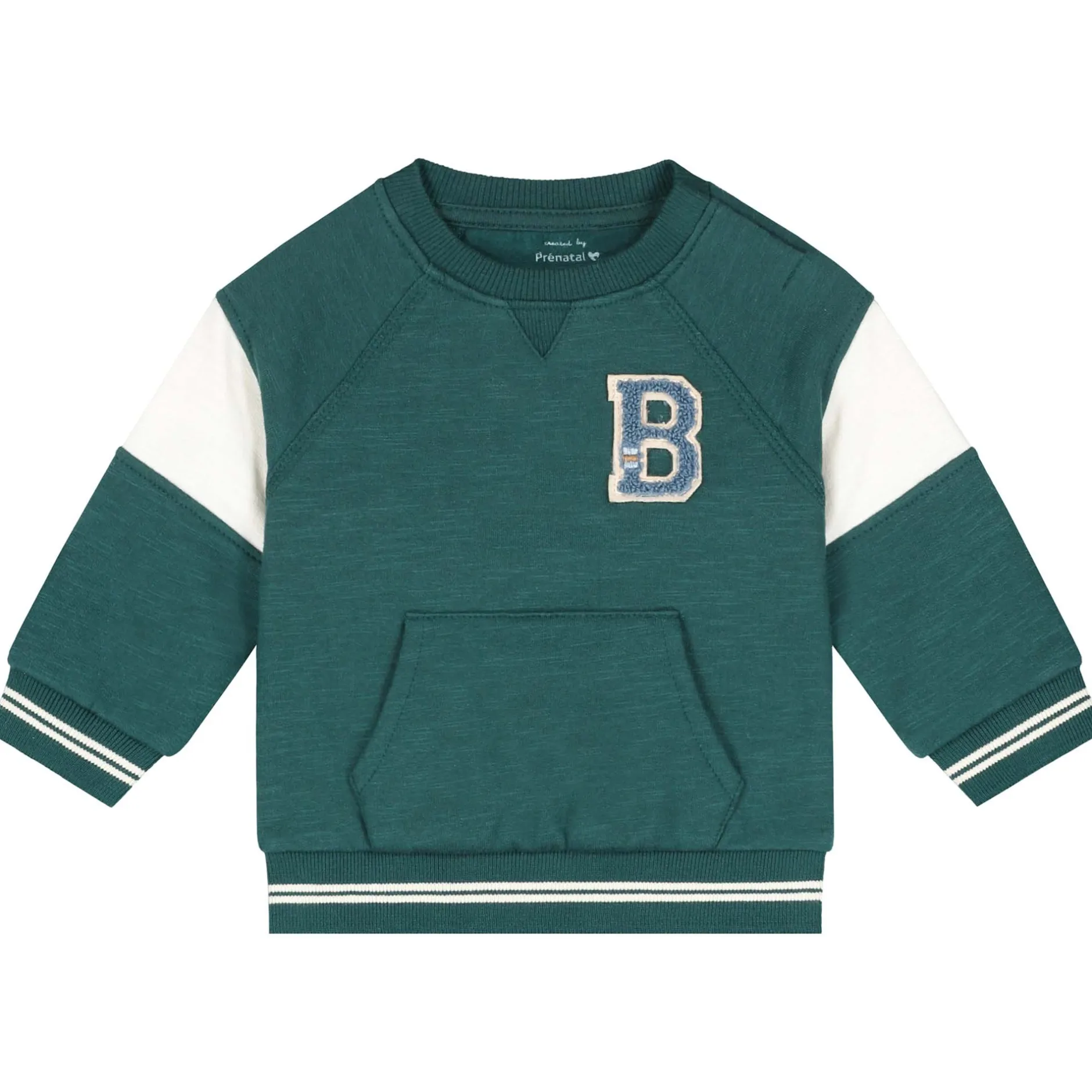 Truien & Vesten|Truien & Sweaters*Prénatal baby sweater lange mouwen meerkleurig groen Green Blue