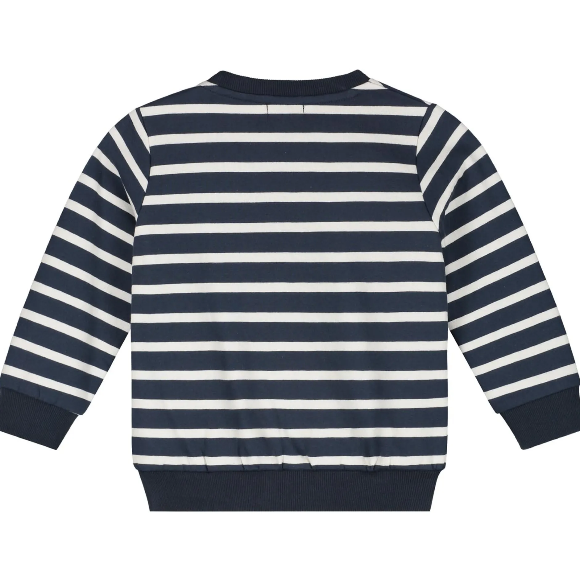 Truien & Vesten|Truien & Sweaters*Prénatal baby sweater lange mouwen strepen antraciet Dark Bluegrey