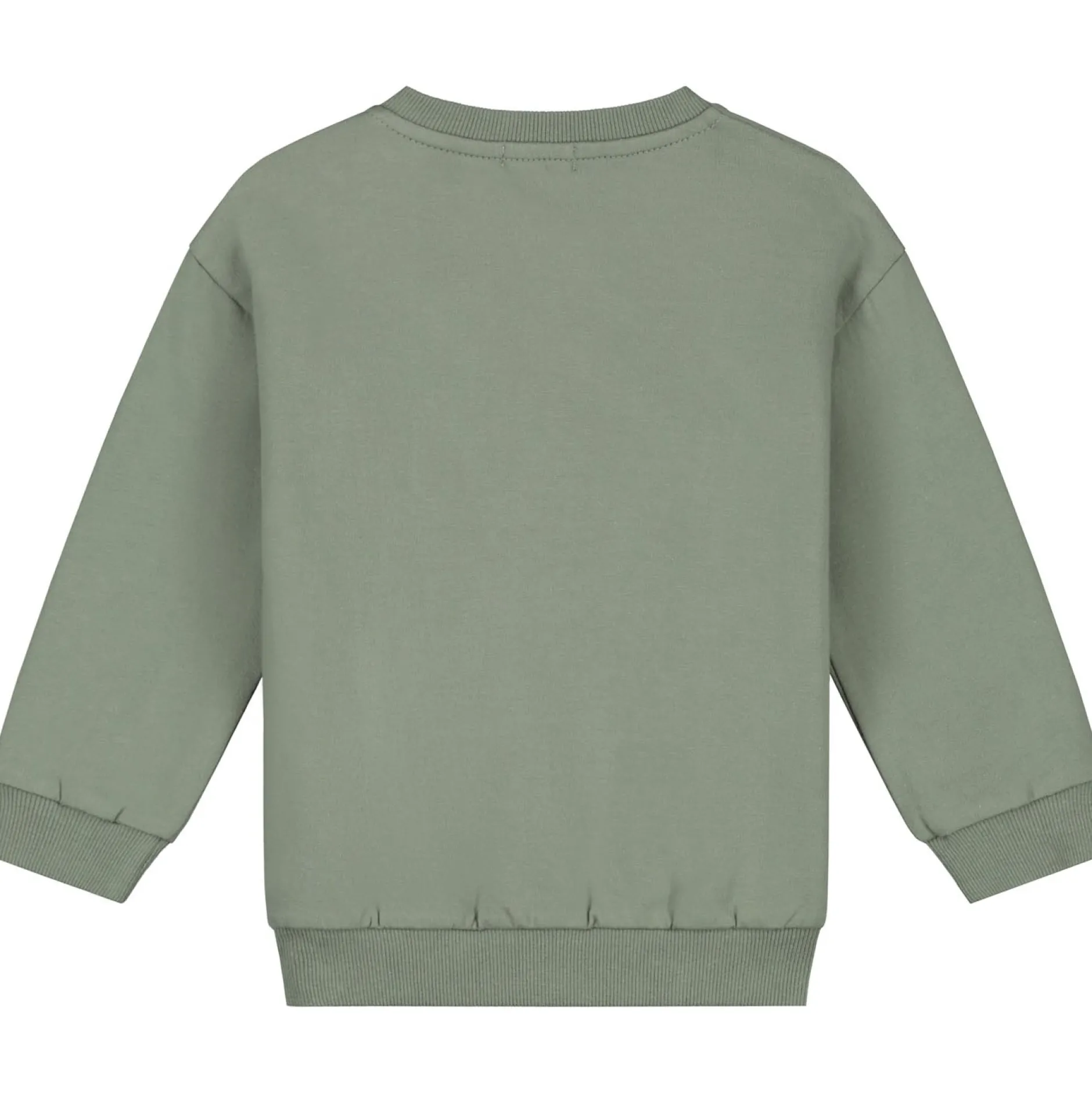 Truien & Vesten|Truien & Sweaters*Prénatal baby sweater lange mouwen effen groen Light Khaki Green