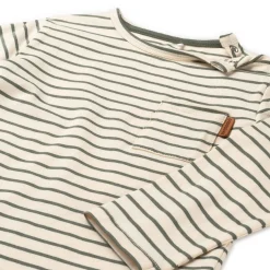 Shirts & Blouses|Shirts & Blouses*Prénatal baby T-shirt lange mouwen strepen groen Light Khaki Green