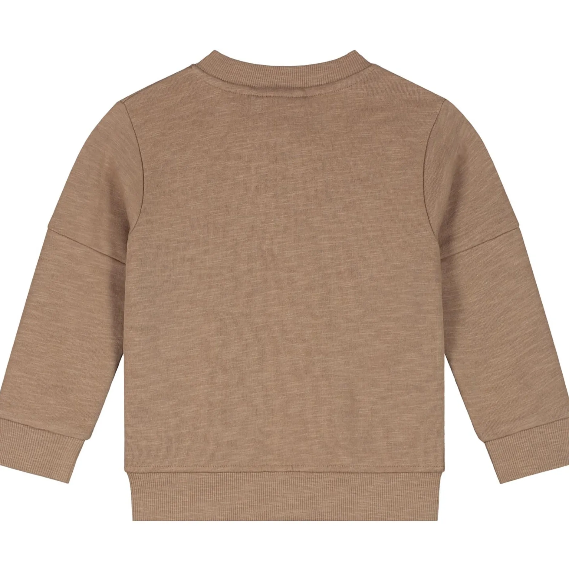 Truien & Vesten|Vesten*Prénatal baby vest lange mouwen effen bruin Light Mud Brown