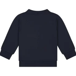 Truien & Vesten|Vesten*Prénatal baby vest lange mouwen effen blauw Dark Bluegrey