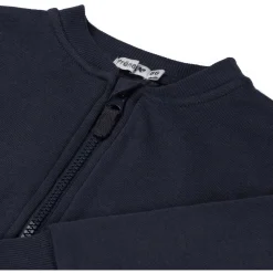 Truien & Vesten|Vesten*Prénatal baby vest lange mouwen effen blauw Dark Bluegrey