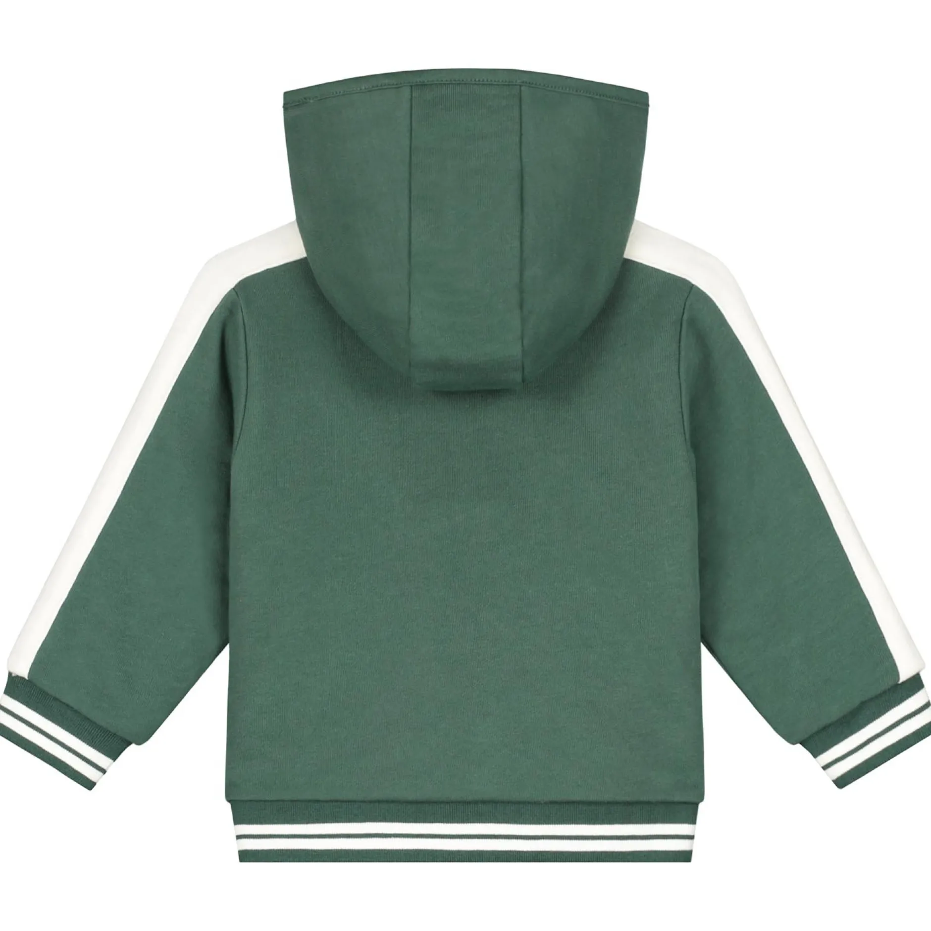 Jassen|Jassen*Prénatal baby winterjas lange mouwen tekst groen Bottle Green