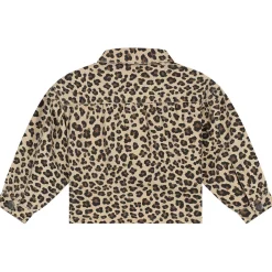 Jassen|Jassen*Prénatal baby zomerjas lange mouwen dierenprint bruin Sandbrown