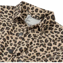Jassen|Jassen*Prénatal baby zomerjas lange mouwen dierenprint bruin Sandbrown