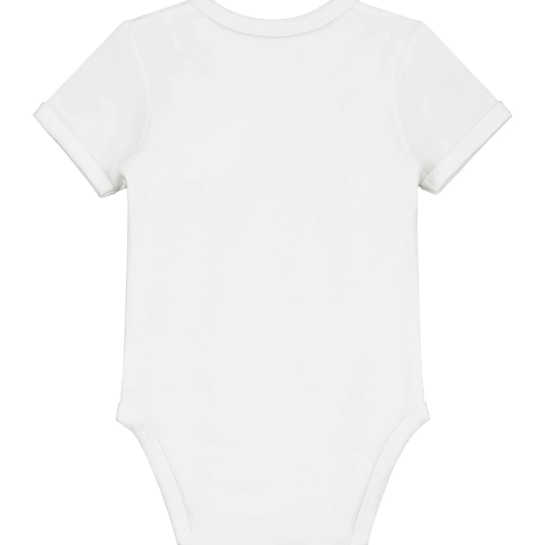 Rompers|Rompers*Prénatal basis overslagromper 2-pack korte mouwen effen wit White