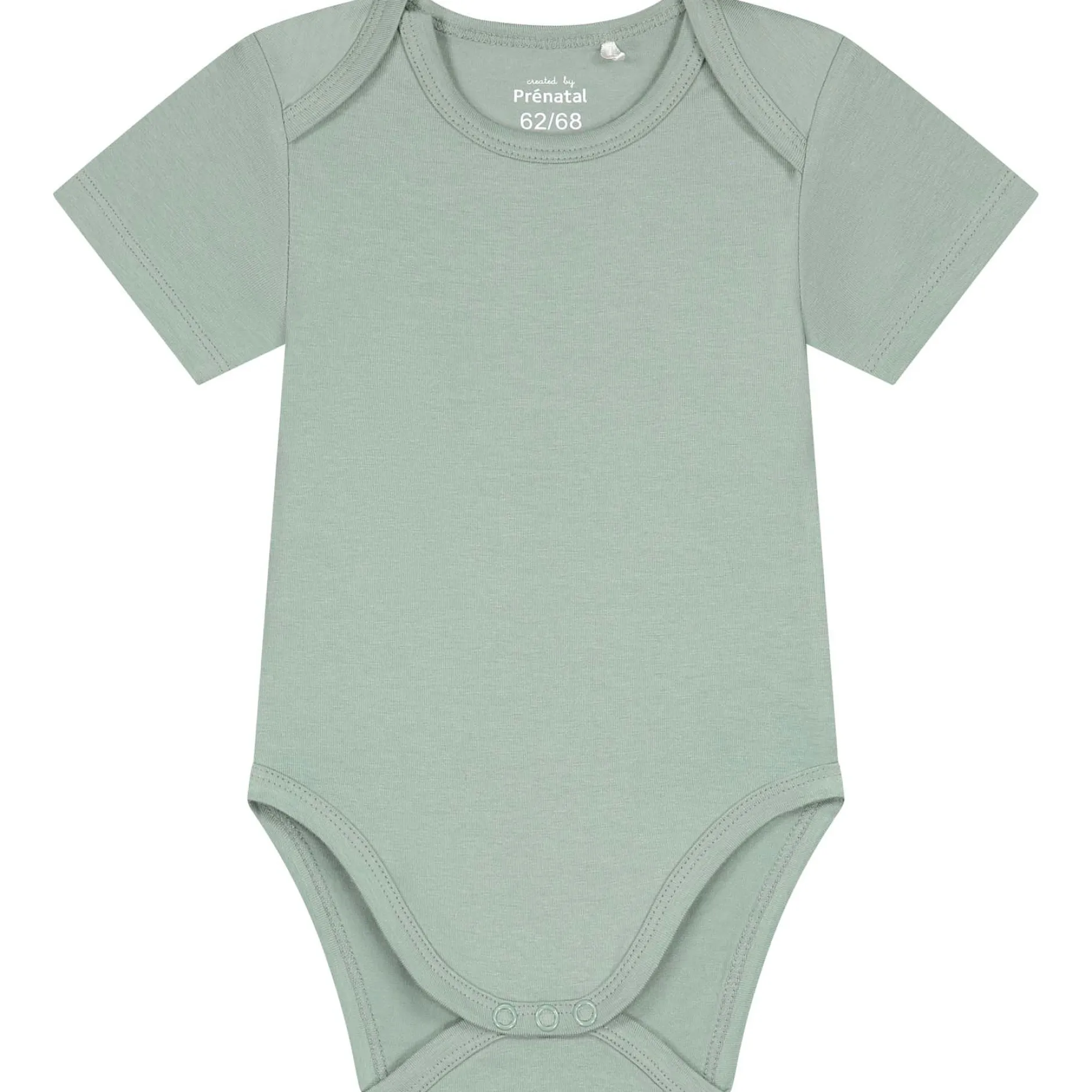 Rompers|Rompers*Prénatal basis romper korte mouwen effen groen Midgreen