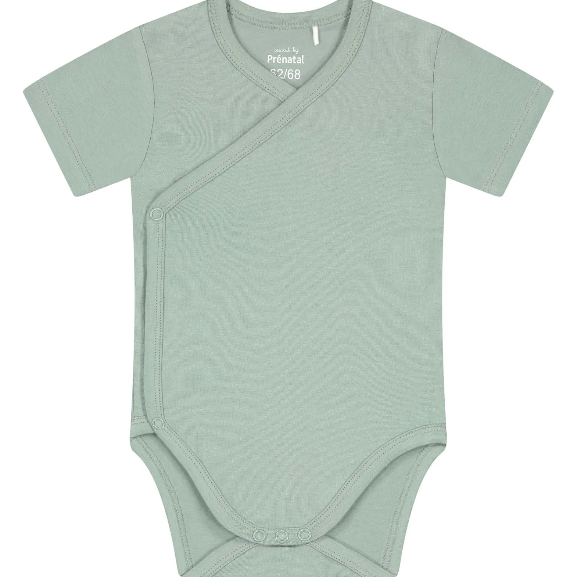 Rompers|Rompers*Prénatal basis romper korte mouwen effen groen Midgreen