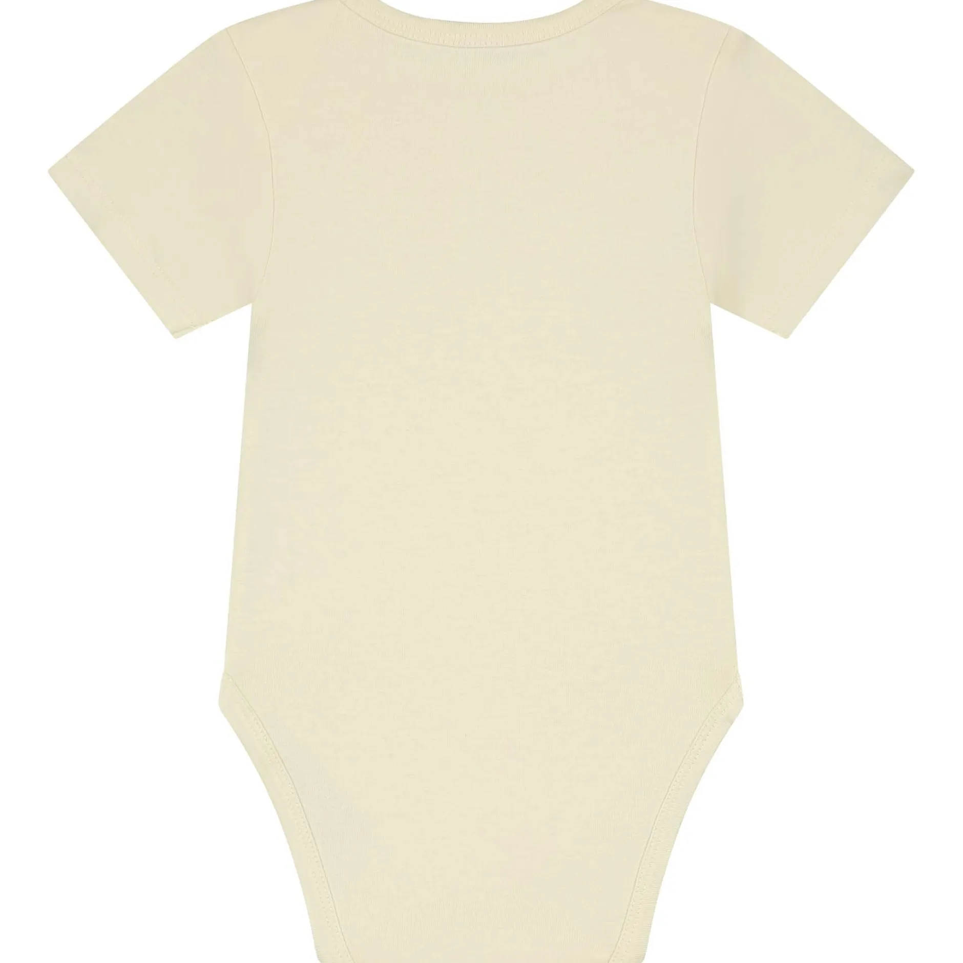 Rompers|Rompers*Prénatal basis romper korte mouwen effen beige Light Ecru